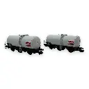Coffret de 2 wagons citernes à 3 essieux AVIA - Arnold HN6676 - N 1/160 - SNCF - EP IV - 2R - 2
