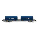 Wagon porte-conteneur NOVATRANS "TTS" bleu Arnold HN6582 SNCF - N 1/160 - EP V - 2
