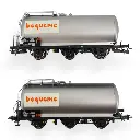 Set de 2 wagons-citernes à 3 essieux "Béguerie" - Jouef HJS6227 - HO 1/87 - SNCF - Ep IV - 2R - 3