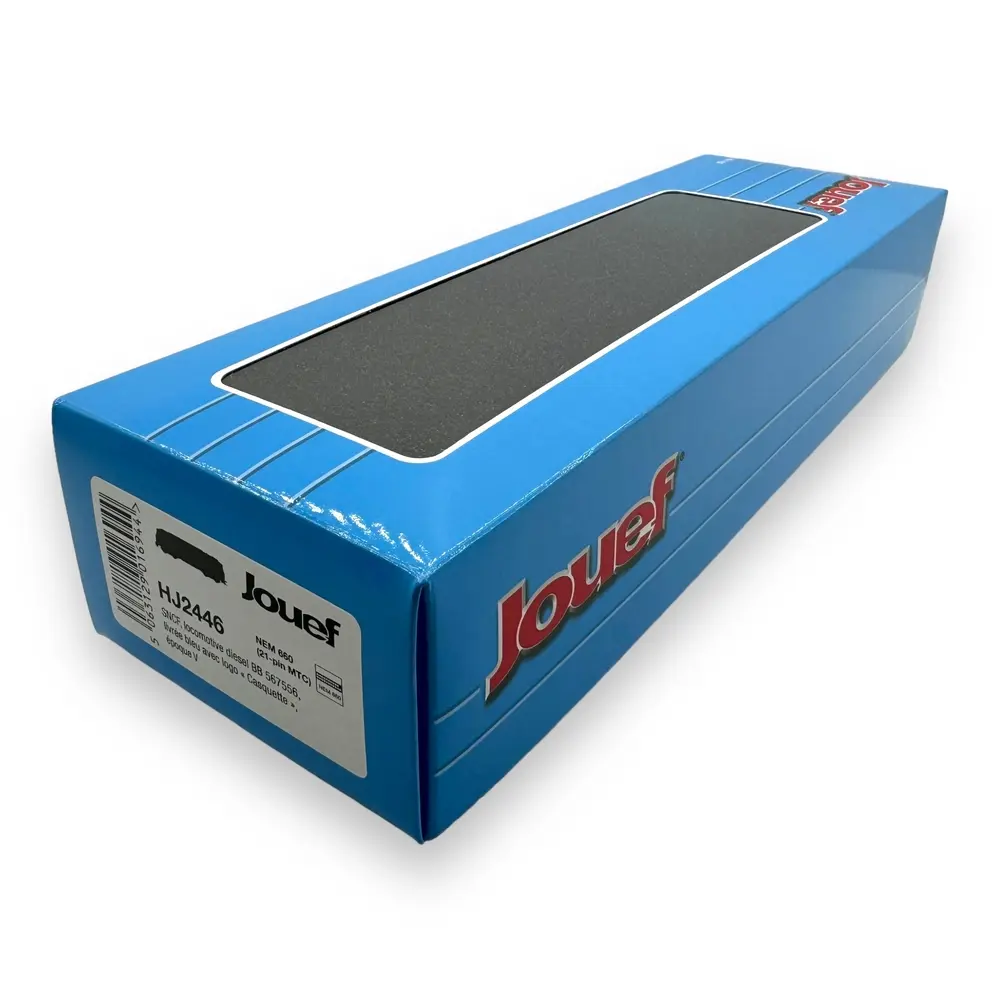 Locomotive diesel BB 567556 - Jouef HJ2446 - HO 1/87 - SNCF - Ep V - Analogique - 2R - 4