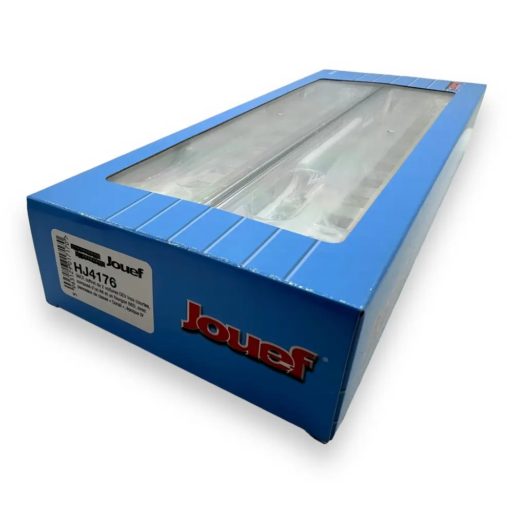 Coffret de 2 voitures DEV Inox - Jouef HJ4176 - HO 1/87 - SNCF - Ep IV - 2R - 5