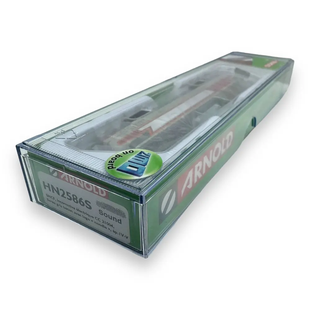 Locomotive électrique CC 21004 logo "Nouille" - Arnold HN2586S - N 1/160 - SNCF - EP IV-V - 2R - DCC Son - 4