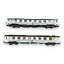 Coffret de 2 voitures DEV Inox - Jouef HJ4176 - HO 1/87 - SNCF - Ep IV - 2R - 4