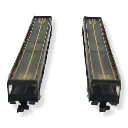 Set 2 wagons porte-auto DEV66 vert Logo casquette Arnold HN4347 - N 1/160 - EP V - 3