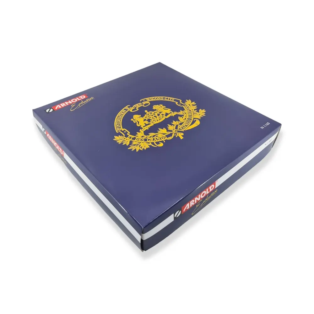 Set de 2 voitures lits type LX Simplon Orient Express - Arnold HN4400 - N 1/160 - CIWL - Ep IV/V - 2R - 4