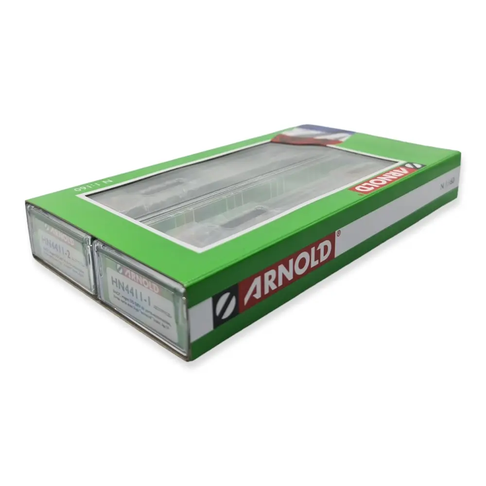 Set 2 wagons porte-autos DD DEV 66 Arnold HN4411 - N 1/160 - SNCF - EP IV - 3