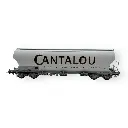 Wagon silo sucrier Chocolaterie Cantalou - Jouef HJS6304 - HO 1/87 - SNCF - Ep IV - 2R - 3