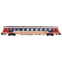 Set de 2 autorails diesels classe 5047 ( motorisé + neutre ), livré rouge/bleu/beige avec nouveau logo « ÖBB » - Arnold HN2522S - N 1/160 - ÖBB - Ep IV/V - Digital sound - 2R - 3