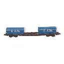 Wagon porte-conteneurs S70 "T.T.S." JOUEF 6259 | SNCF | HO 1/87 - 3