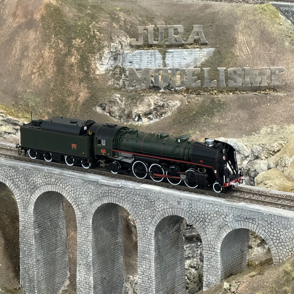 Locomotive à vapeur 141 R 1244 - Jouef HJ2433 - HO 1/87 - SNCF - Ep V - Analogique - 2R  - 5