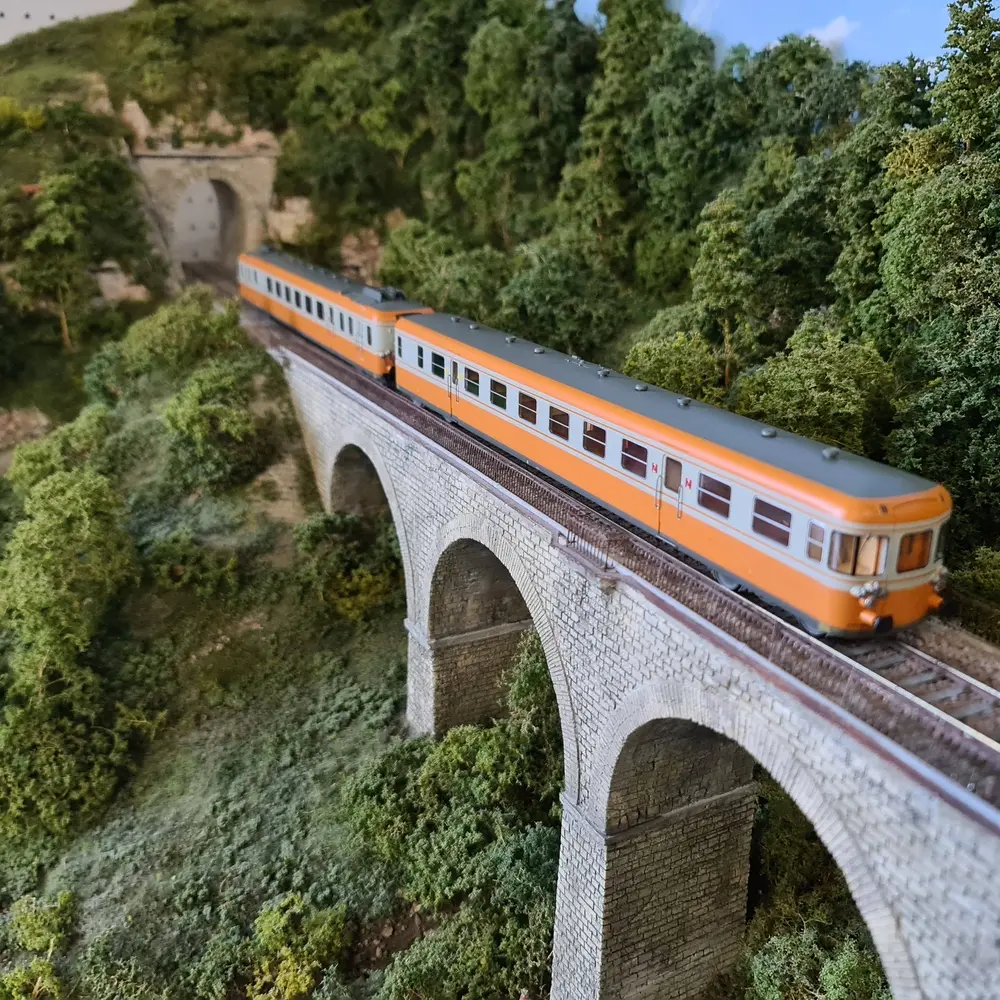 Autorail RGP 2 X 2700 - Jouef HJ2388 - HO 1/87 - SNCF - Ep IV - Analogique - 2R - 5