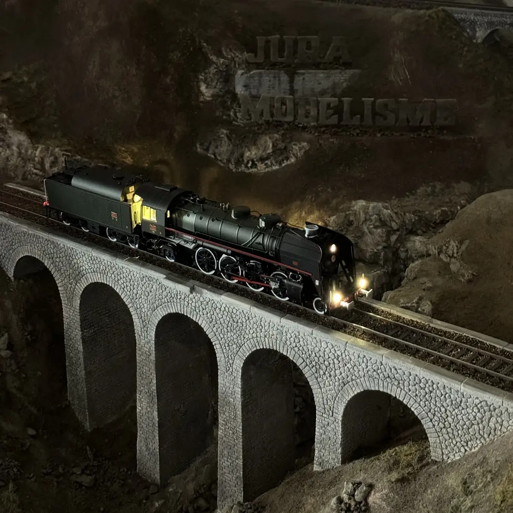 Locomotive à vapeur 141 R 1244 - Jouef HJ2433S - HO 1/87 - SNCF - Ep V - Digital sound - 2R - 6