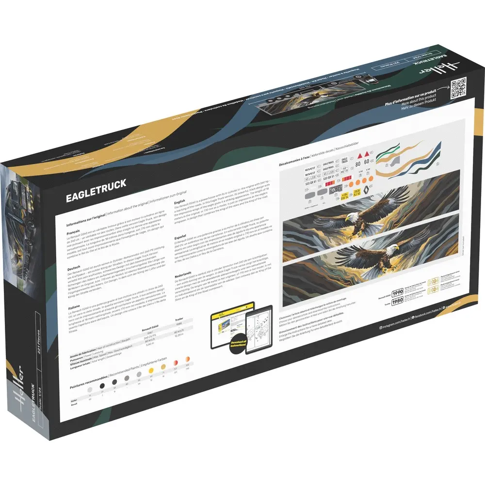 Poids lourd Eagletruck - Heller 80784 - 1/24 - 2
