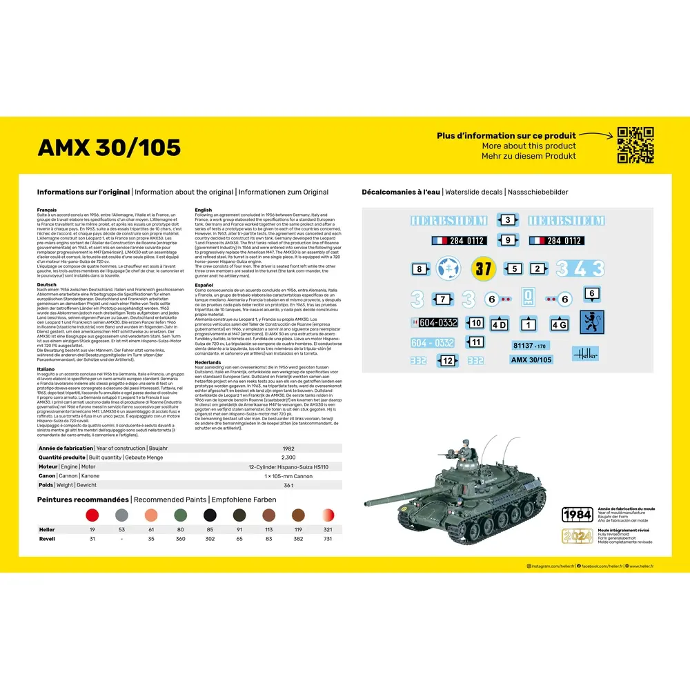 Char AMX 30/105 - Heller 81137 - 1/35 - 4