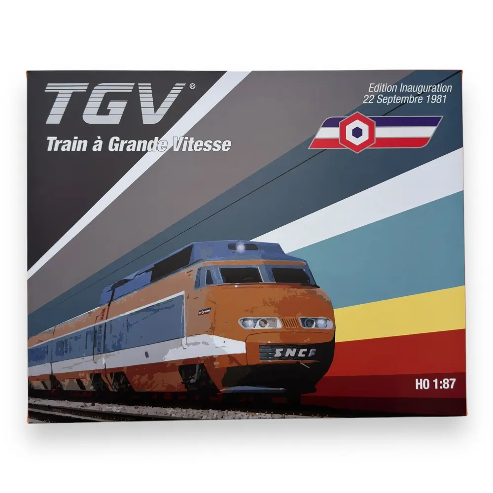 Coffret TGV Sud-Est 1981 - Jouef HJ2425S - HO 1/87 - SNCF - Ep IV - Digital sound - 2R - 4