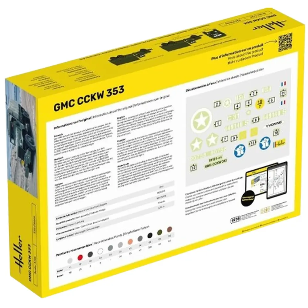 Camion Bâché GMC US - Heller 81121 - 1/35 - 2