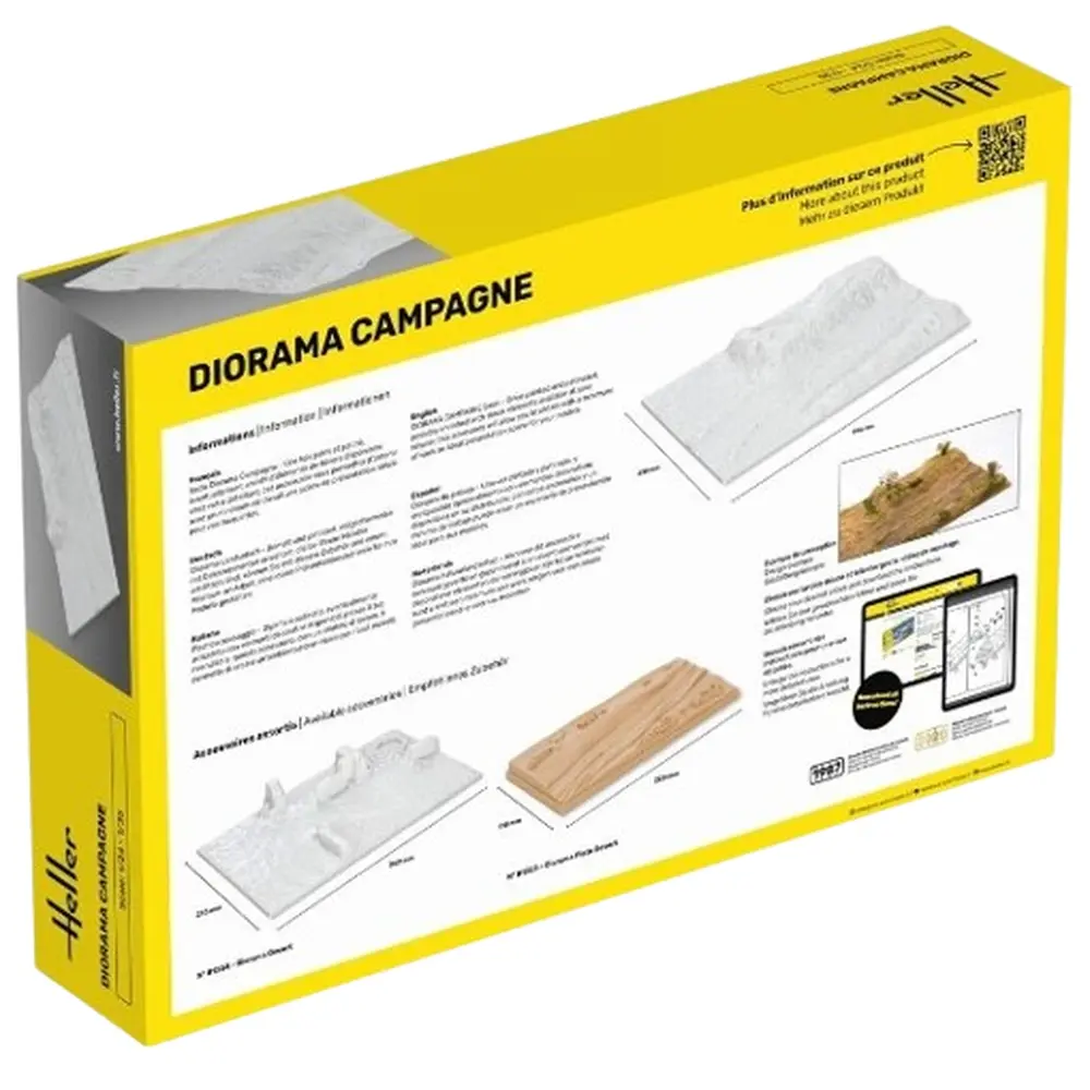 Socle de diorama campagne - Heller 81254 - 1/35 - 2