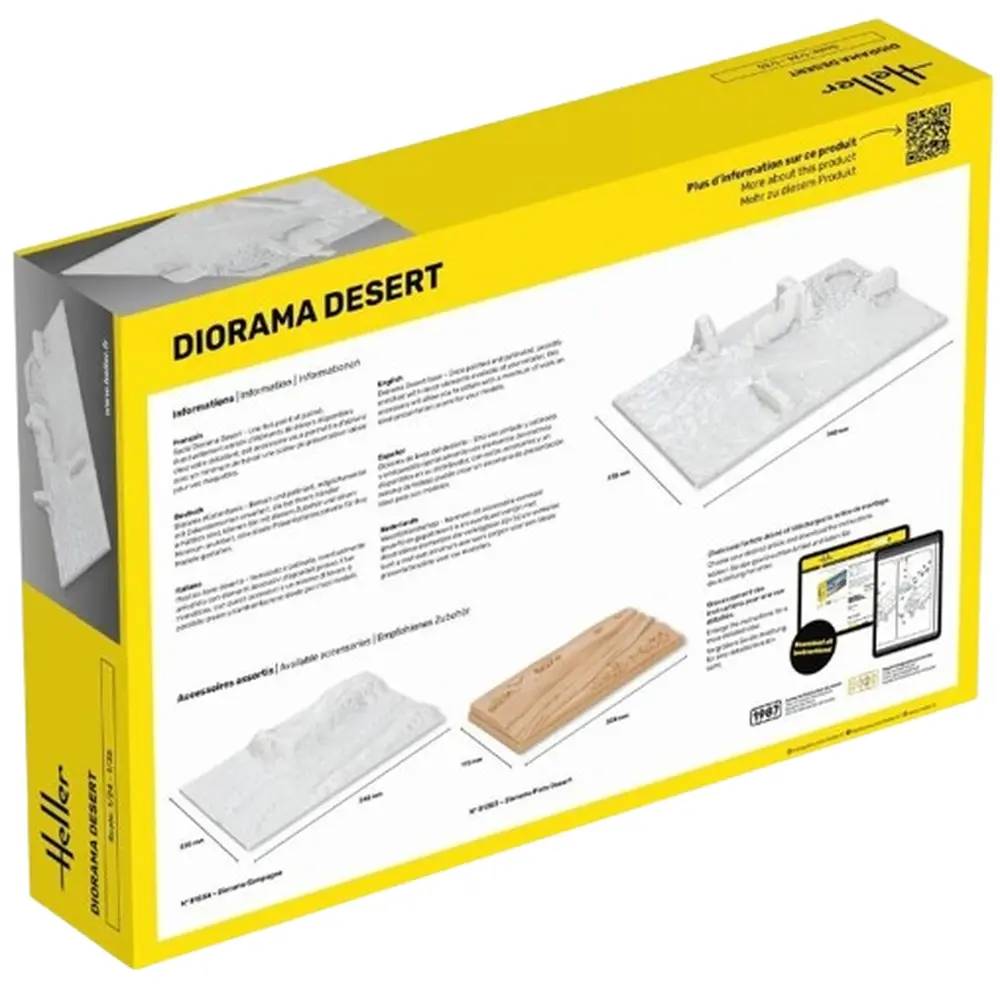 Socle Diorama Désert - Heller 81255 - 1/35 - 2