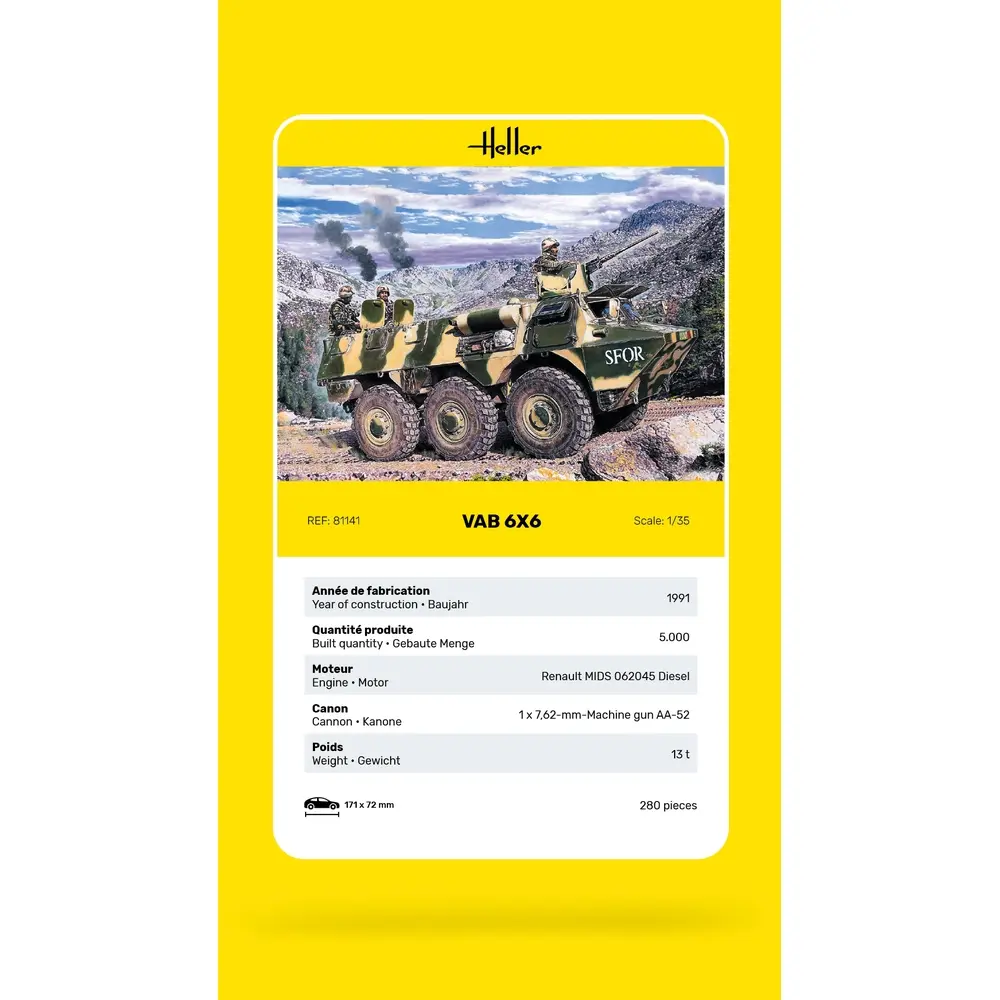 VAB 6x6 - Heller 81141 - 1/35 - 6