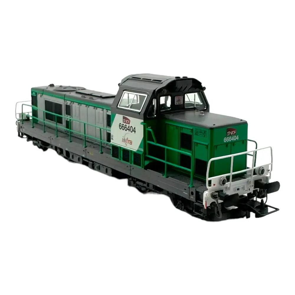 Locomotive diesel BB 66404 INFRA - Jouef HJ2442 - HO 1/87 - SNCF - Ep VI - Analogique - 2R - 2