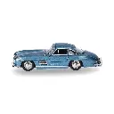 Mercedes Benz 300 SL coupé, bleu métallisé, 1954 - Herpa 430975-002 - HO 1/87 - 3