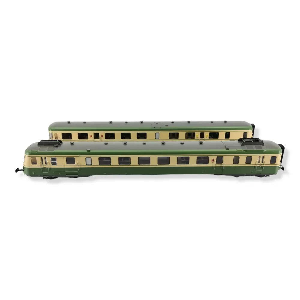 Autorail RGP2 X 2700 Vert/Jaune Analogique JOUEF 2386 SNCF HO 1/87 EP - 2