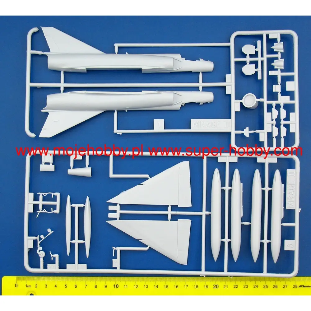 Avion Multi-Contrôle de Combat - Mirage III E - Heller 56323 - 1/72 - 2