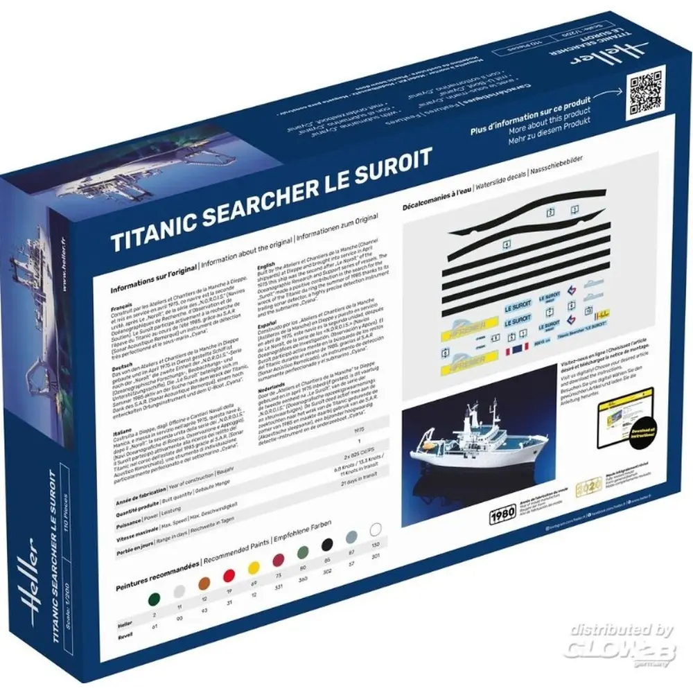 Titanic Searcher Le Suroit - HELLER 56615 - 1/200 - 2