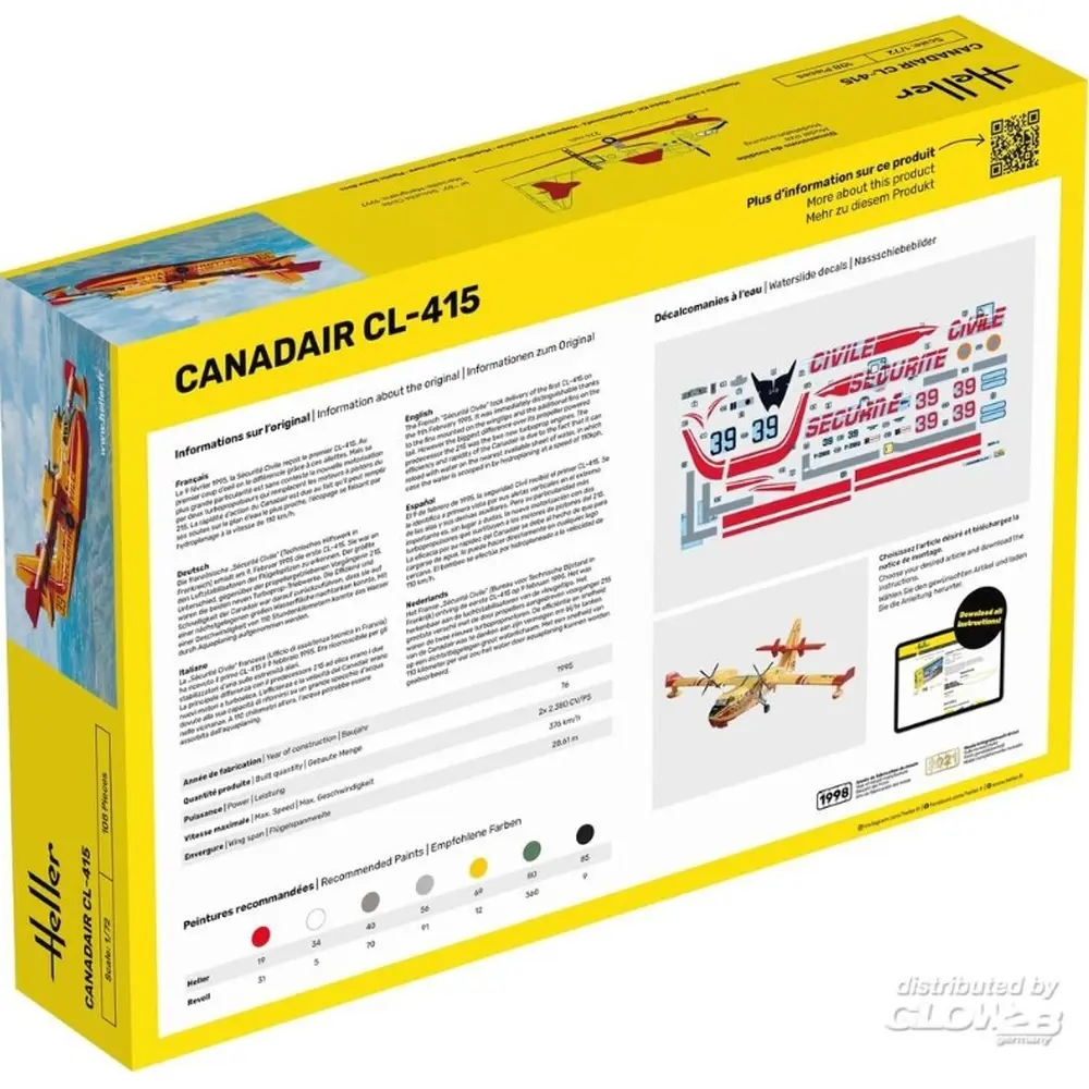 Canadair CL-415 - HELLER 56370 - 1/72 - 2