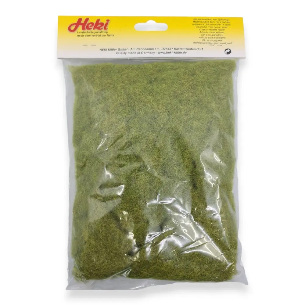 Flocage - Fibres d'herbes sauvages - Vert prairie - HEKI 3367 - Échelle Universelle - 3