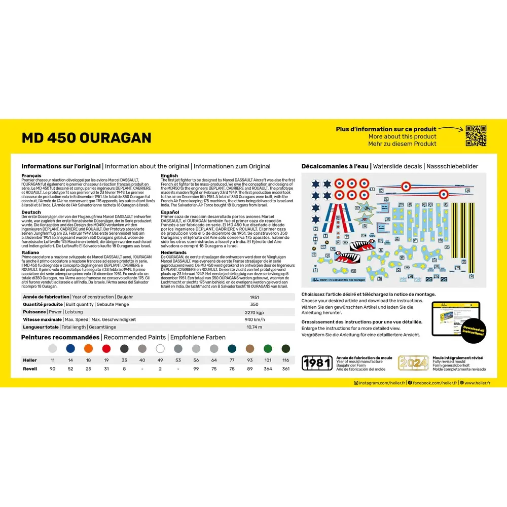 MD 450 Ouragan - Heller 56201 - 1/72 - 4
