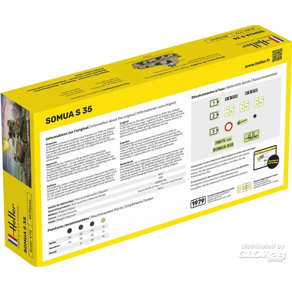 Somua S35  - HELLER 56875 - 1/72 - 2