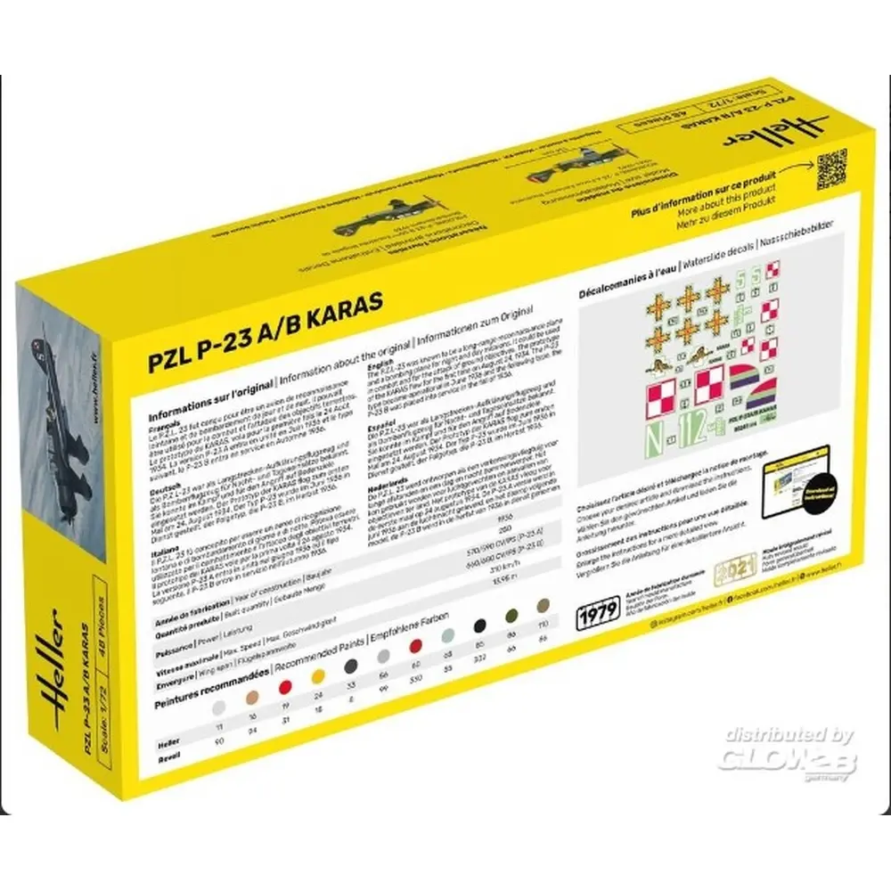 Avion de Reconnaissance PZL-23 "Karas" - Heller 56247 - 1/72 - 2