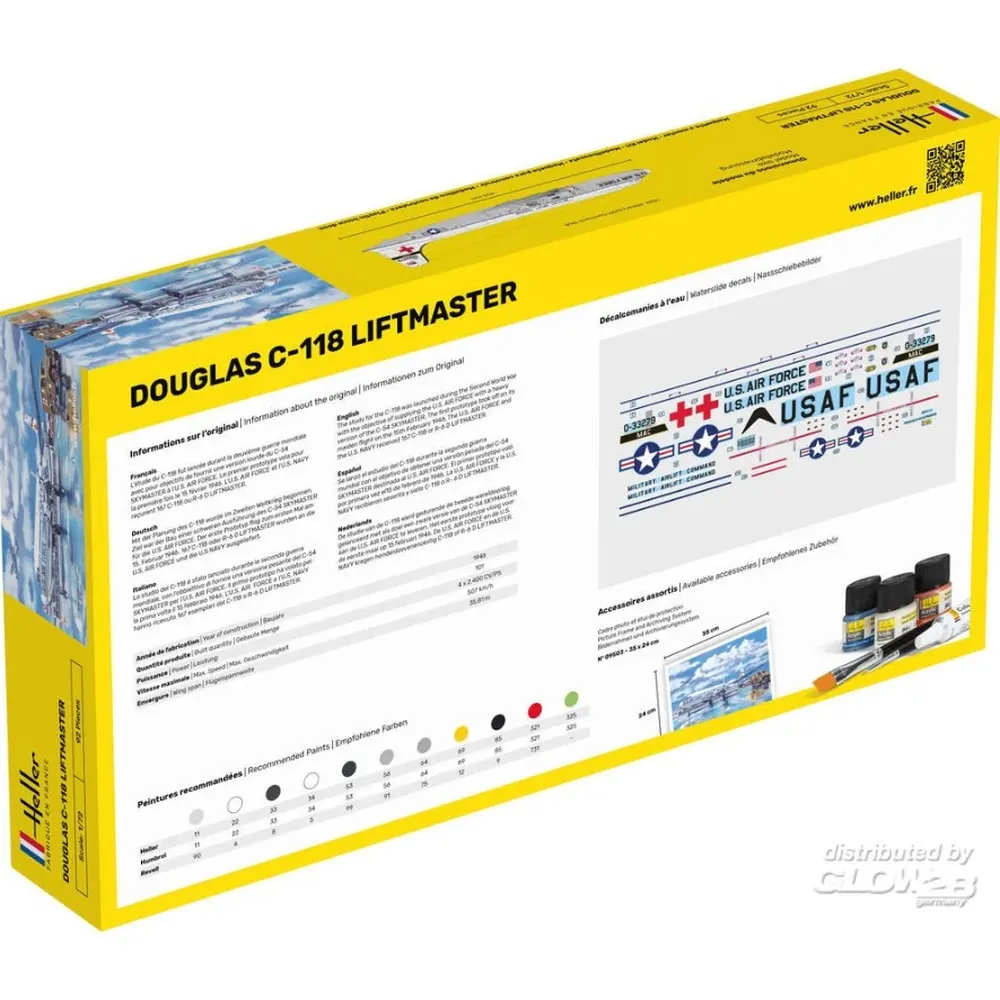 C-118 LIFTMASTER - HELLER 56317 - 1/72 - 2