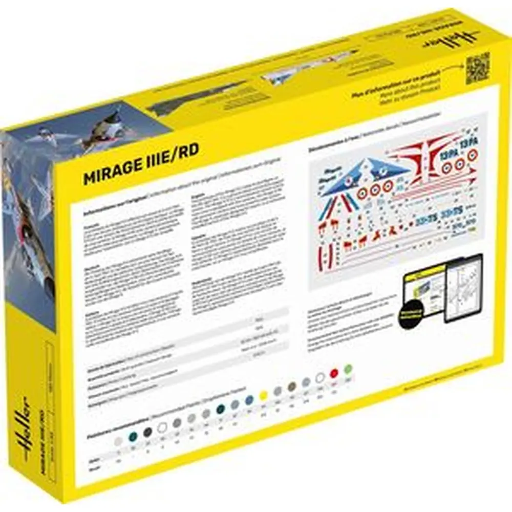 Avion de chasse - Mirage IIIE/RD - Heller 30422 - 1/48 - 2