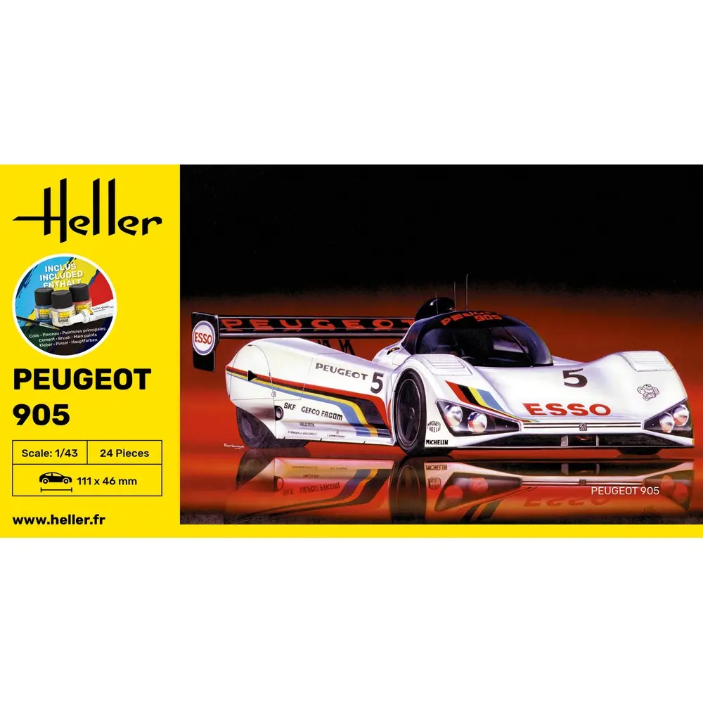Peugeot 905 - Heller 56110 - 1/43 - 3
