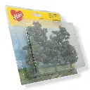 5 Pommiers - Vert foncé - HEKI 1961 - Échelle HO / TT / N - 70 mm - 2