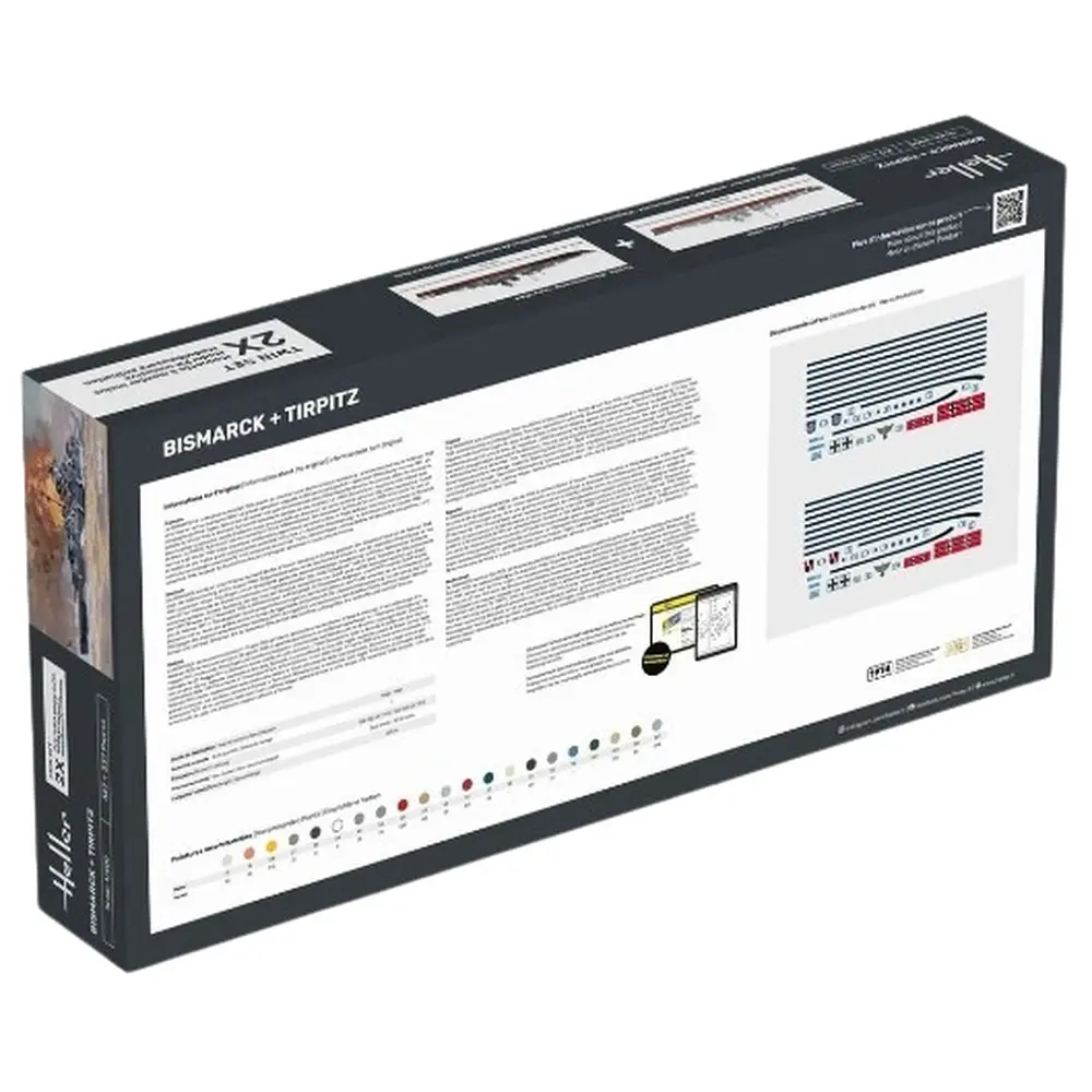 Bateau Bismarck + Tirpitz - Heller 55078 - 1/400 - 2