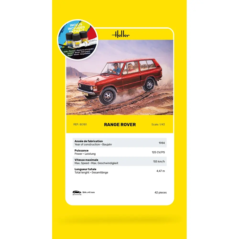 Starter kit Range Rover - Heller 56181 - 1/43 - 6