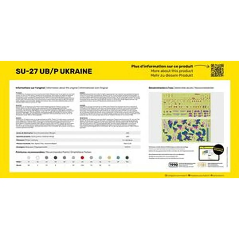 Rafale SU-27 UB/P Ukraine - Heller 56371 - 1/72 - 2