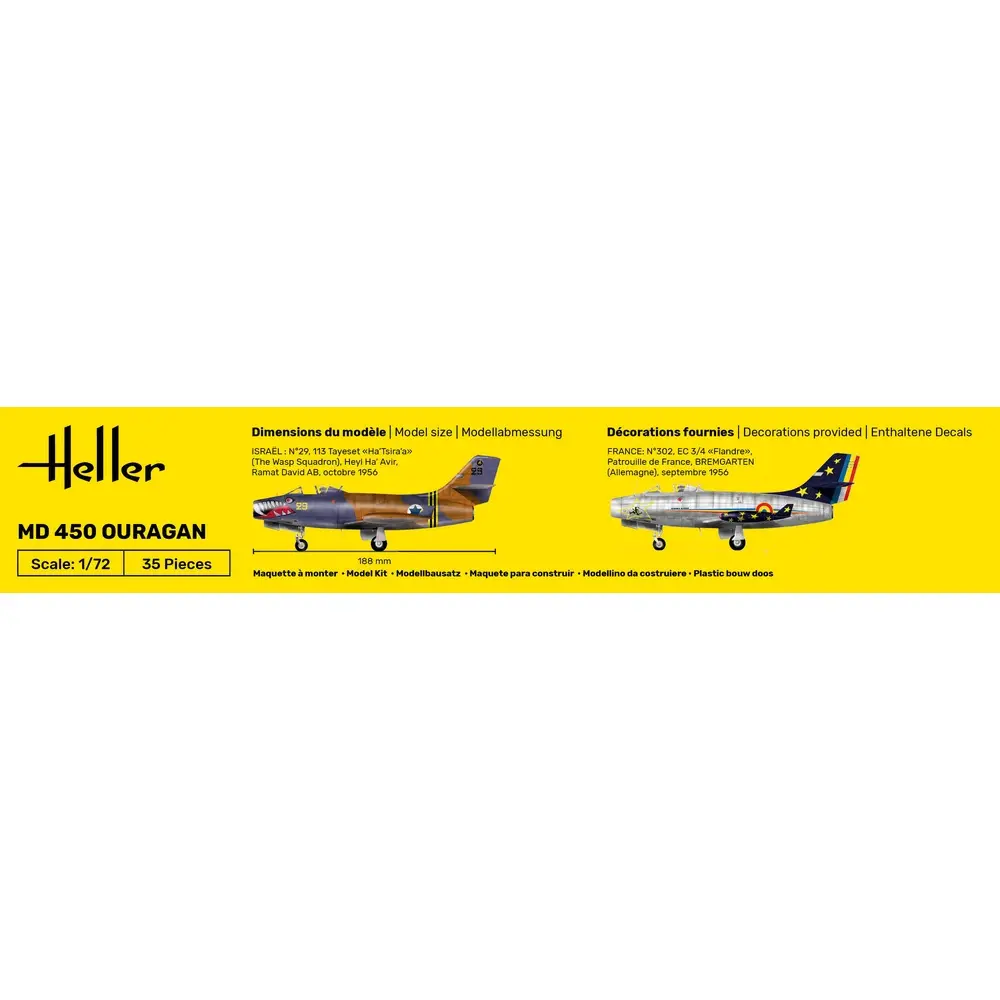 MD 450 Ouragan - Heller 56201 - 1/72 - 5