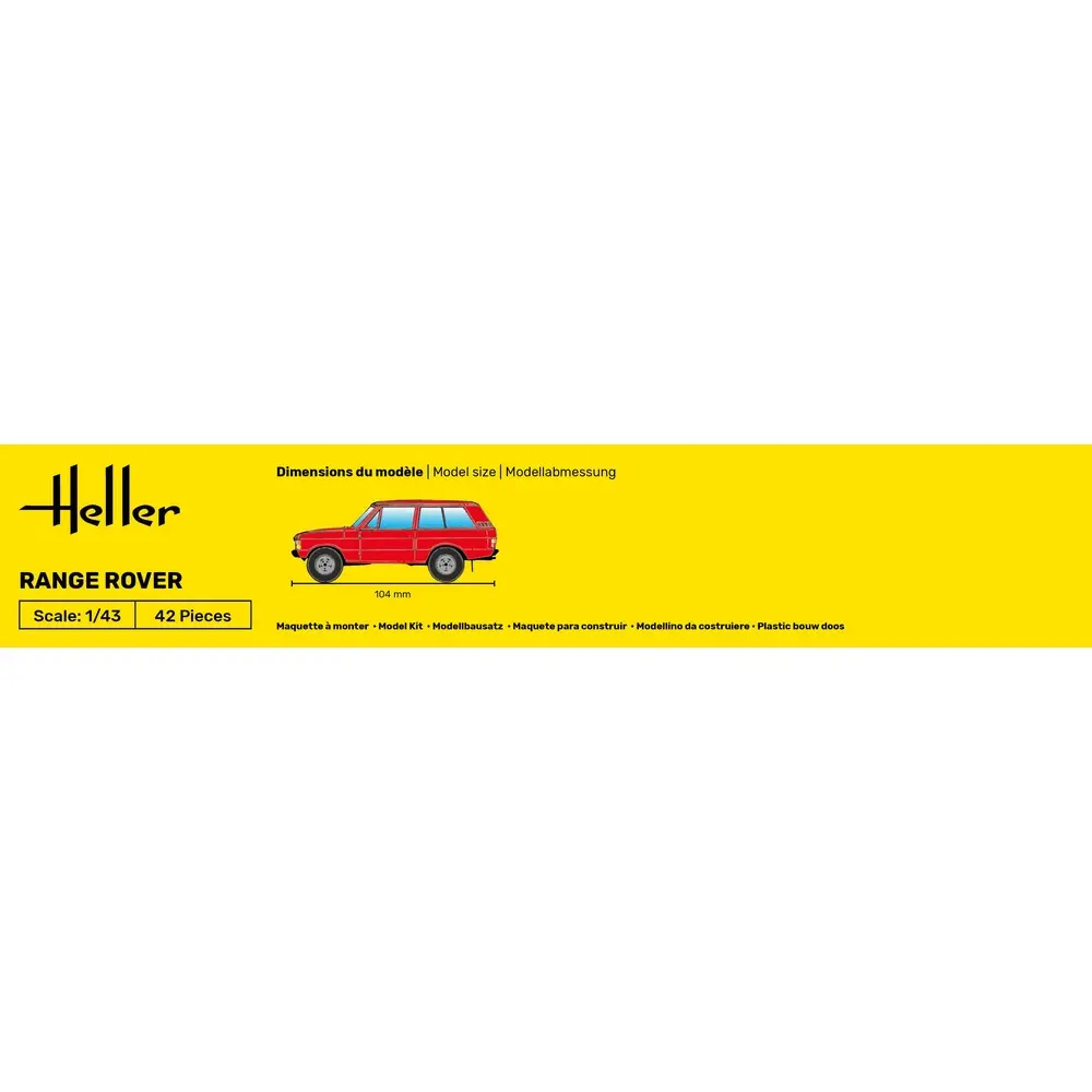 Starter kit Range Rover - Heller 56181 - 1/43 - 5