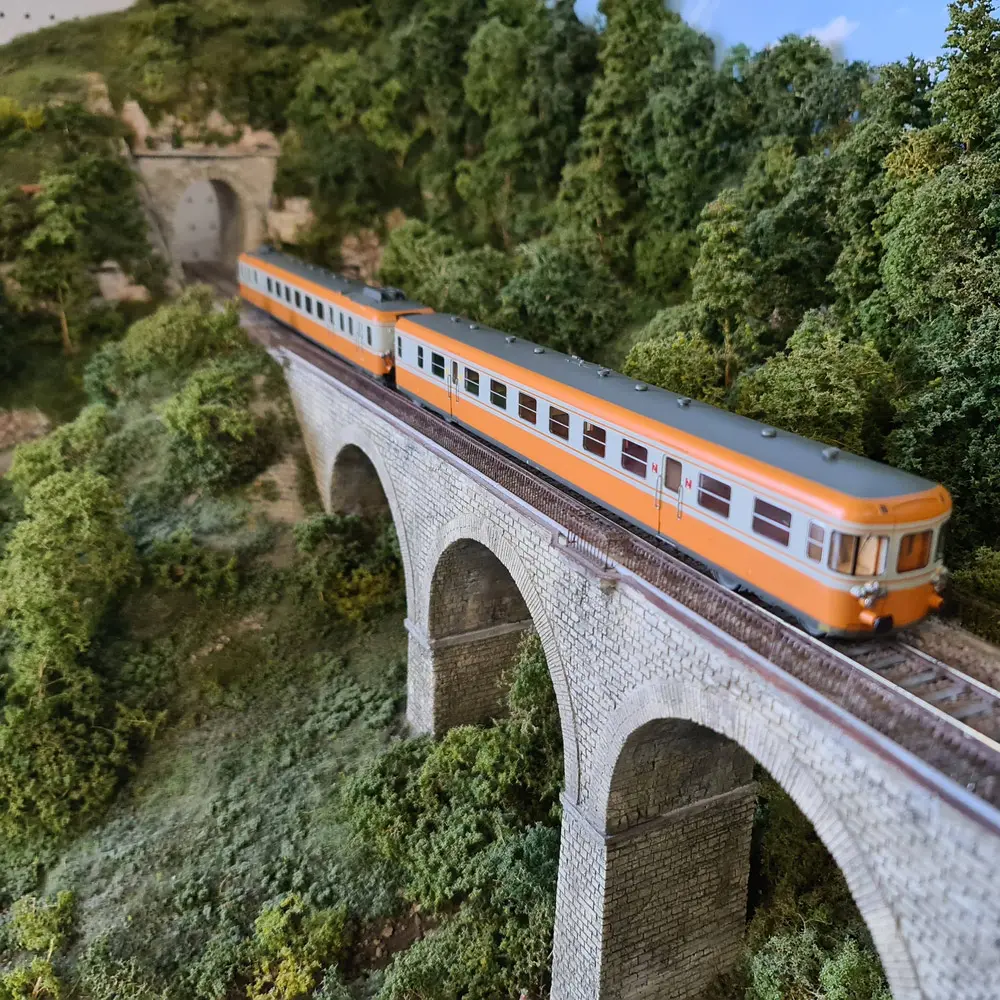 Autorail RGP 2 X 2700 - Jouef HJ2388S - HO 1/87 - SNCF - Ep IV - Digital sound - 2R - 5