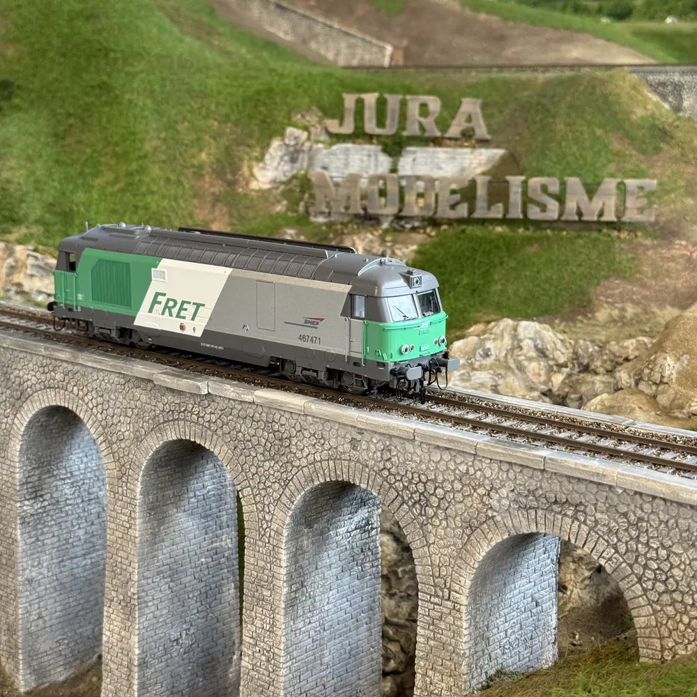 Locomotive Diesel BB467505 "FRET" - JOUEF HJ2342S - SNCF - HO 1/87 - EP VI - 2R -DCC SON - 5