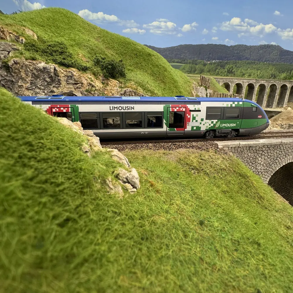 Autorail Diesel X73500 TER Limousin - Jouef HJS2467S- SNCF - HO 1/87 - EP VI - 2R - Digital Sound - 10