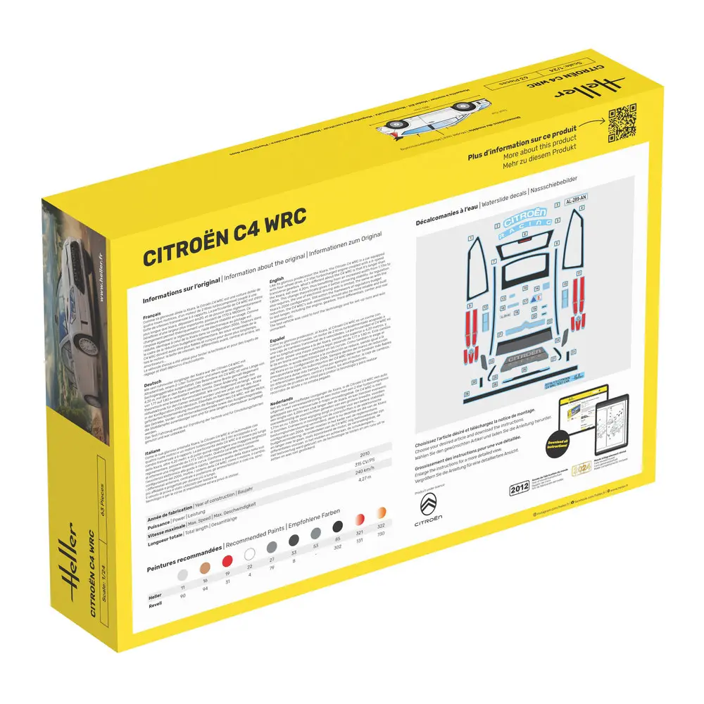 Citroën C4 WRC - Heller 80756 - 1/24 - 2