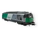Locomotive Diesel BB467505 "FRET" - JOUEF HJ2342S - SNCF - HO 1/87 - EP VI - 2R -DCC SON - 2