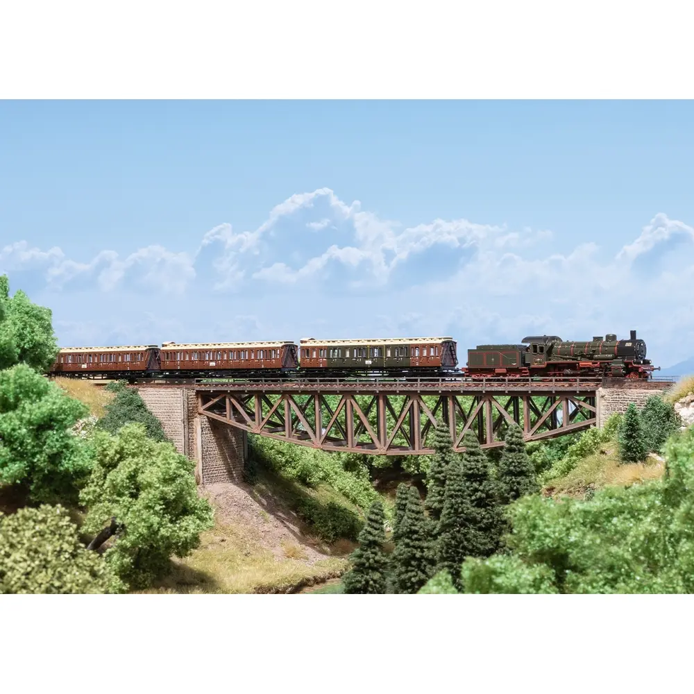 Locomotive à vapeur type P8 avec tender - Märklin 88995 - Z 1/220 - KPEV - Ep I - Analogique - 2R - 3