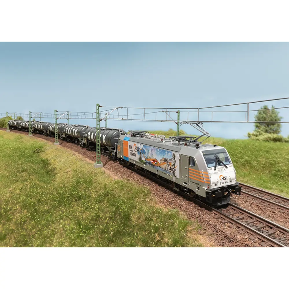 Locomotive électrique série 186 - MARKLIN 38803 - privée - HO 1/87 - EP. VI - Digital Sound - 3R                                                                             - 4