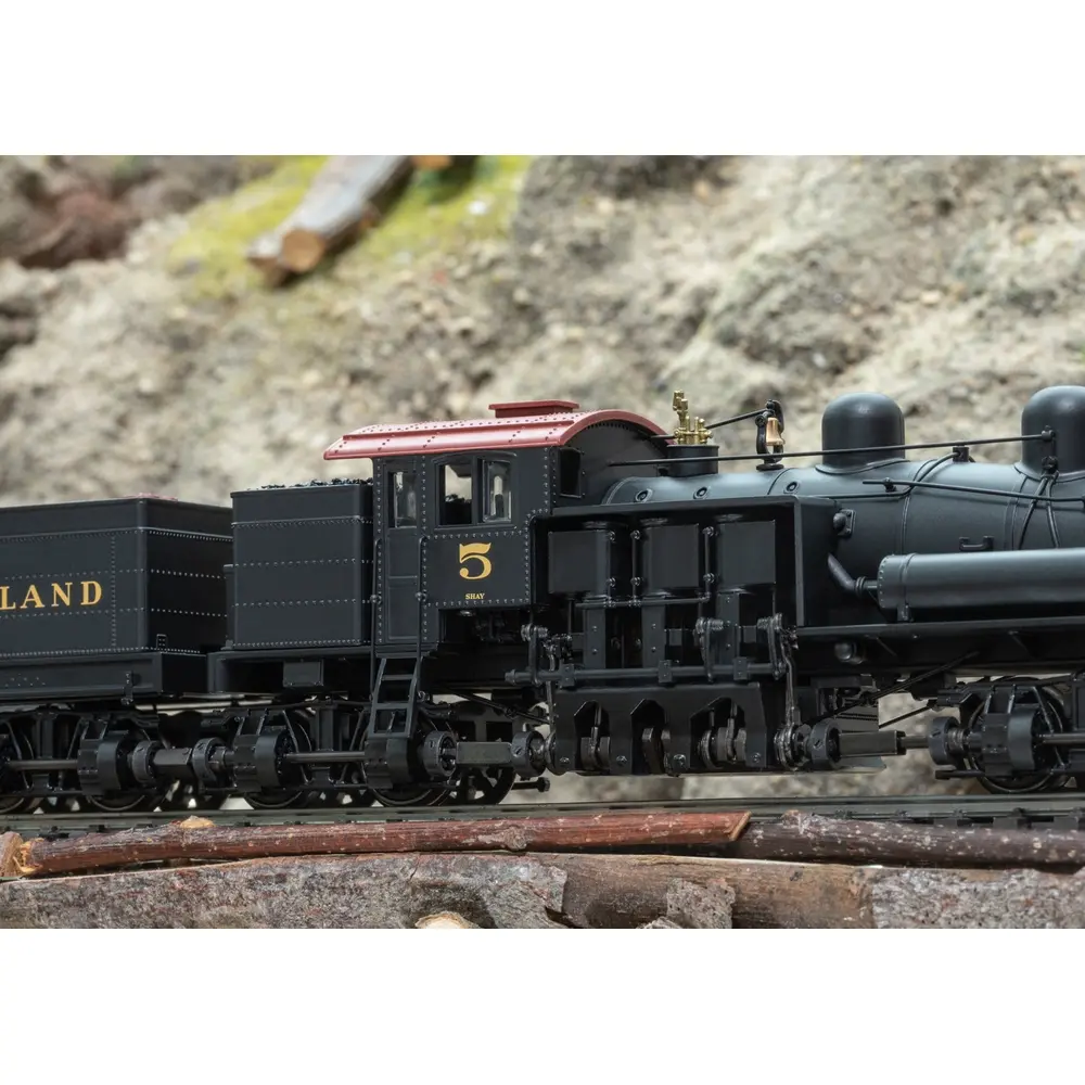 Locomotive à vapeur type Shay, N°5, Western Maryland, USA - Märklin 38700 - HO 1/87 - Ep II - Digital sound fumigène - 3R - 2